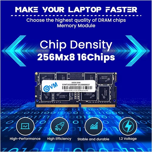 EVM 16GB 3200MHz CL19 DDR4 Laptop RAM