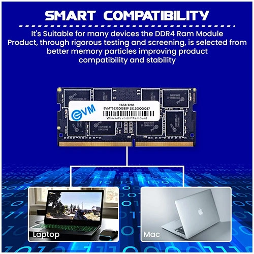 EVM 16GB 3200MHz CL19 DDR4 Laptop RAM