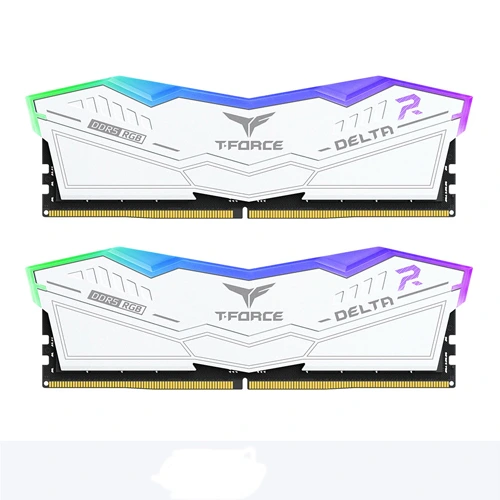 TEAMGROUP Delta RGB DDR5 White 32GB (16GB x 2) 6000MHz CL30 RAM