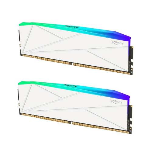 V-Color Manta XFinity RGB White 32GB (16GB x 2) 6000MHz CL30 DDR5 RAM