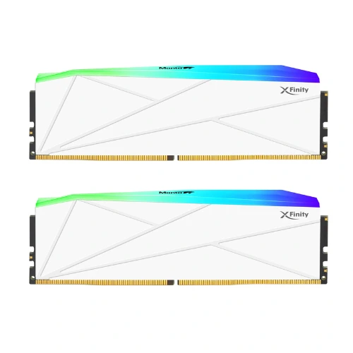 V-Color Manta XFinity RGB White 32GB (16GB x 2) 6000MHz CL30 DDR5 RAM