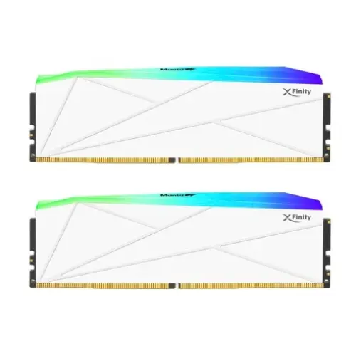 V-Color Manta XFinity RGB White 64GB (32GBx2) 6000MHz DDR5 CL30 RAM