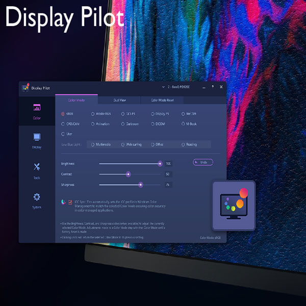 BenQ PD2506Q 25 Inch Designer Monitor