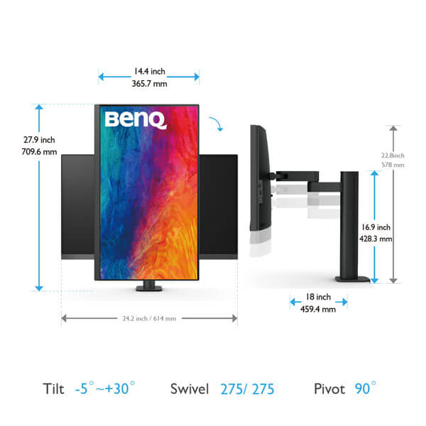 BenQ PD2705UA 27 Inch Designer Monitor