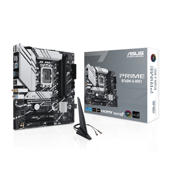 Asus Prime B760M-A WIFI DDR5 M-ATX Motherboard
