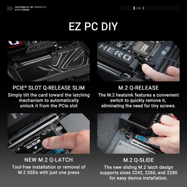 Asus ROG Maximus Z890 Hero (Wi-Fi) Motherboard