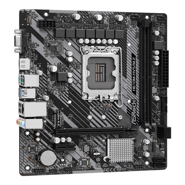ASRock H610M-HVS/M.2 R2.0 DDR4 M-ATX Motherboard