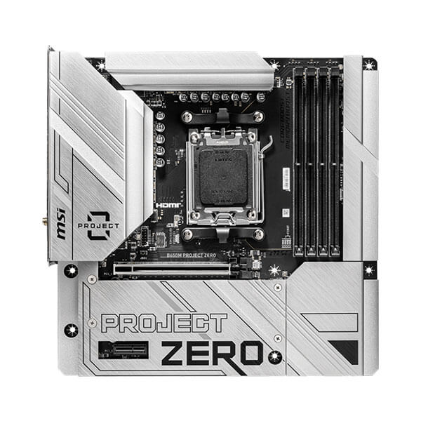 MSI B650M Project Zero WIFI M-ATX Motherboard