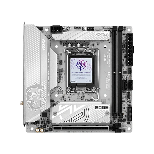 MSI MPG B860I Edge TI WIFI7 M-ITX Motherboard