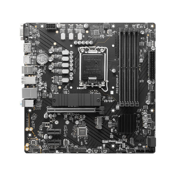MSI Pro B760M-P DDR5 M-ATX Motherboard