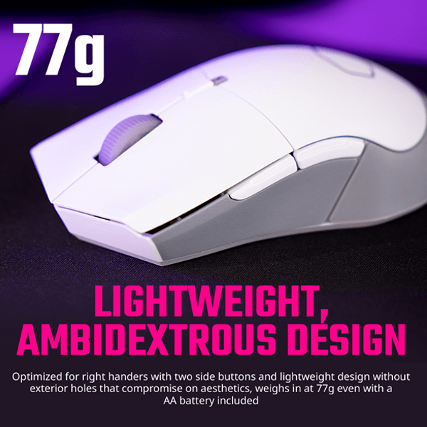 Cooler Master MM311 White Wireless Gaming Mouse