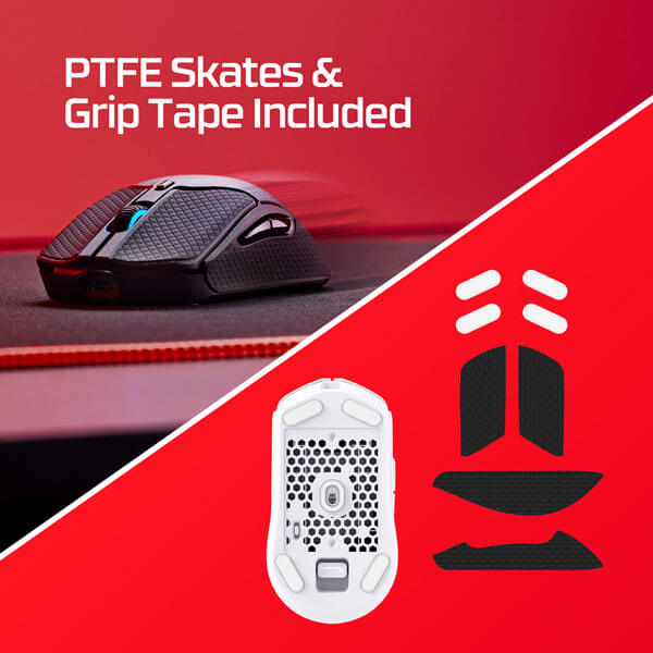 HyperX Pulsefire Haste 2 Wireless RGB White Gaming Mouse