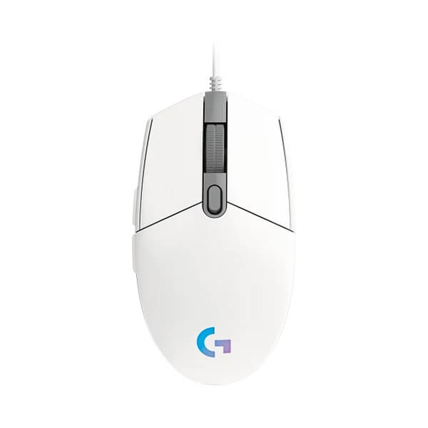 Logitech G203 Lightsync White RGB Gaming Mouse