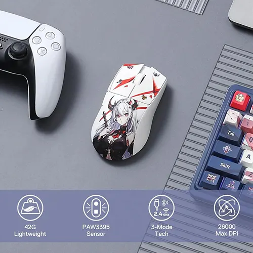 Redragon K1NG M916 Pro Anime Wireless Gaming Mouse