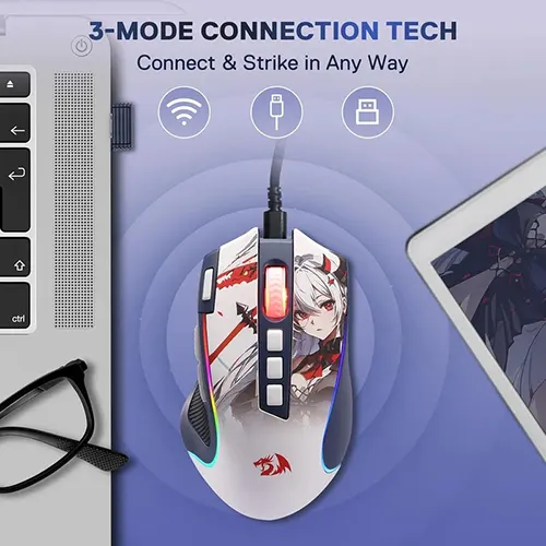 Redragon Predator Pro M612 Pro Anime Wireless RGB Gaming Mouse