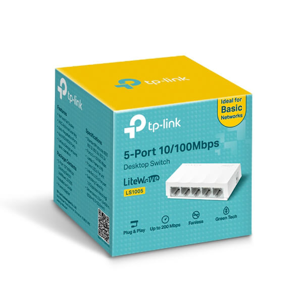 TP-Link LS1005 Unmanaged 5-Port Desktop Switch