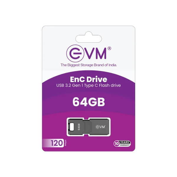 EVM ENC 64GB USB 3.2 Gen1 Type-C Pen Drive