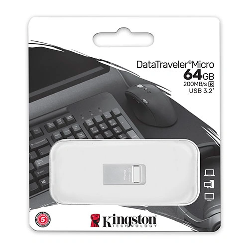Kingston Data Traveler Micro 64GB USB 3.2 Pen Drive