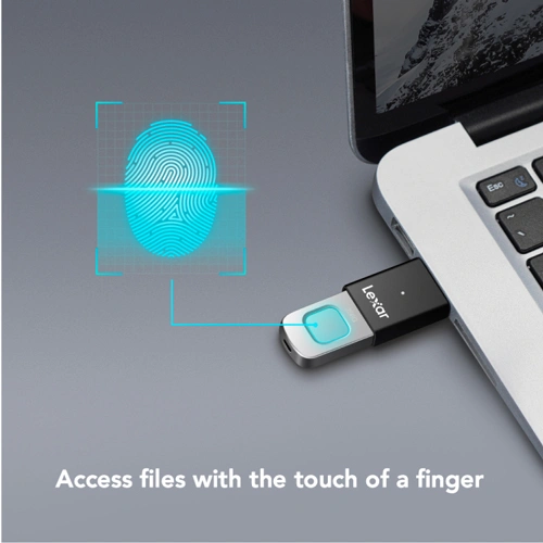 Lexar JumpDrive Fingerprint F35 PRO USB 3.2 Gen 1 64GB Pen Drive