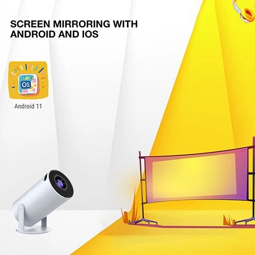 Ant Esports View515 Plus White Projector with Remote