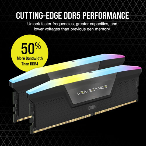 Corsair Vengeance RGB 16GB 5200MHz CL40 DDR5 Ram