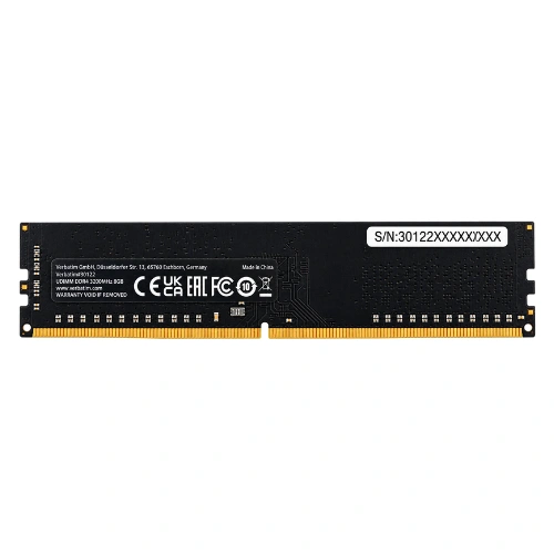 Verbatim 8GB 3200MHz CL22 DDR4 RAM