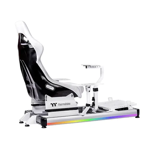 Thermaltake GF500 Snow White Flight Simulator Cockpit