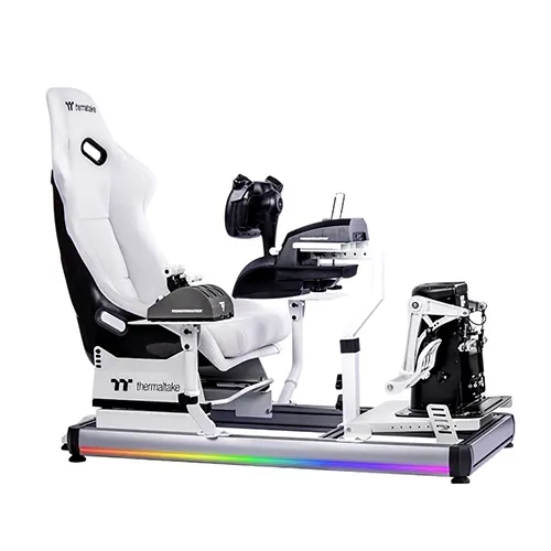Thermaltake GF500 Snow White Flight Simulator Cockpit