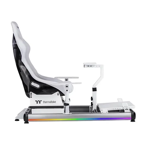 Thermaltake GF500 Snow White Flight Simulator Cockpit