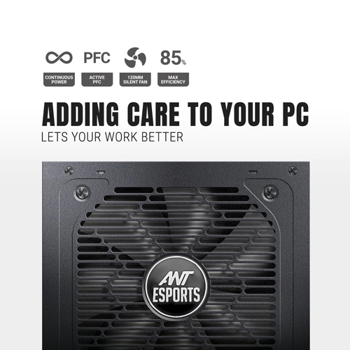 Ant Esports FG550 V2 Gold 550 Watt Fully Modular SMPS