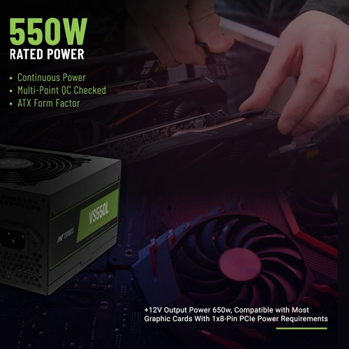 ANT ESPORTS VS550L 550 Watt SMPS