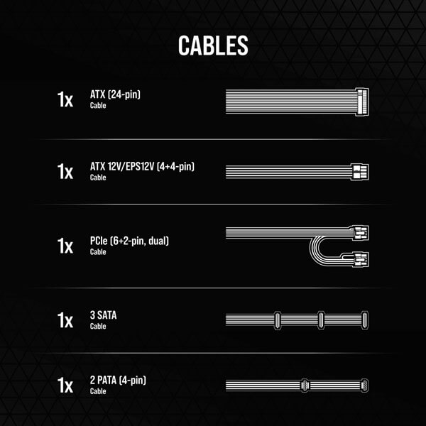 Corsair CX550 80 Plus Bronze SMPS