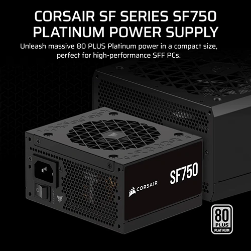 Corsair SF750 Platinum ATX 3.1 Fully Modular SFX SMPS