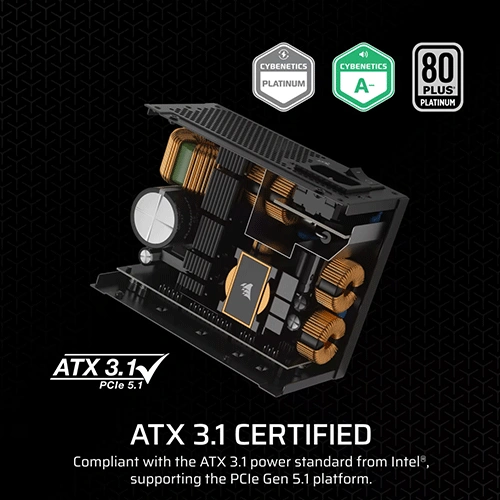 Corsair SF750 Platinum ATX 3.1 Fully Modular SFX SMPS