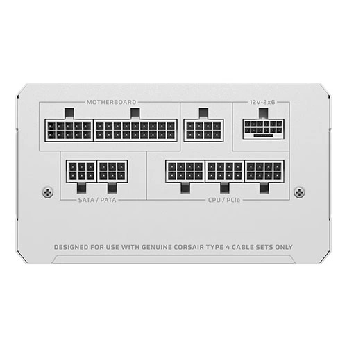 Corsair RM1000e ATX 3.1 Gold Fully Modular White SMPS