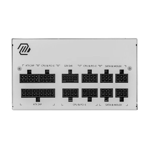 MSI MAG A850GL PCIE5 White Gold ATX 3.1 Fully Modular SMPS