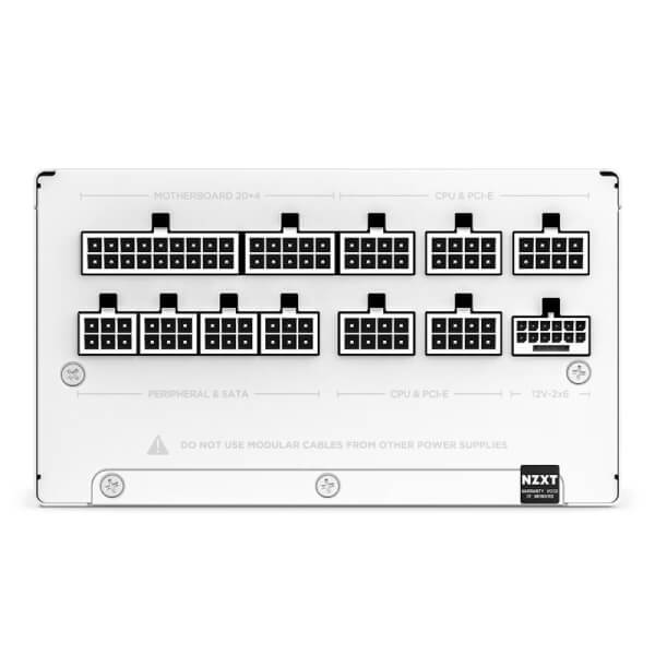 Nzxt C850 Gold Fully Modular ATX 3.1 White SMPS