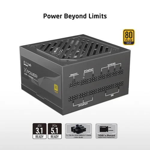 ProLab Design XPower XP-1200 ATX 3.1 Gold Fully Modular SMPS