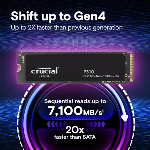 Crucial P310 NVMe 1TB Gen4 SSD