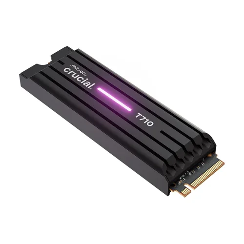 Crucial T710 1TB NVMe Gen5 SSD with Heatsink