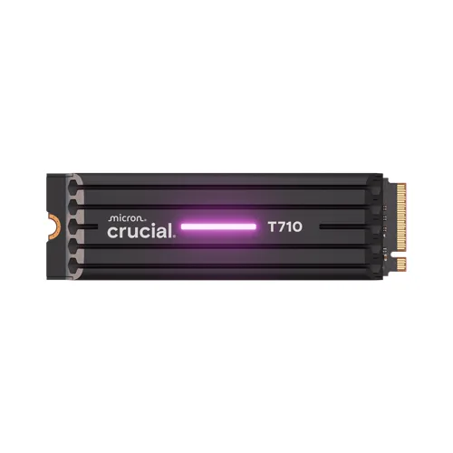 Crucial T710 1TB NVMe Gen5 SSD with Heatsink