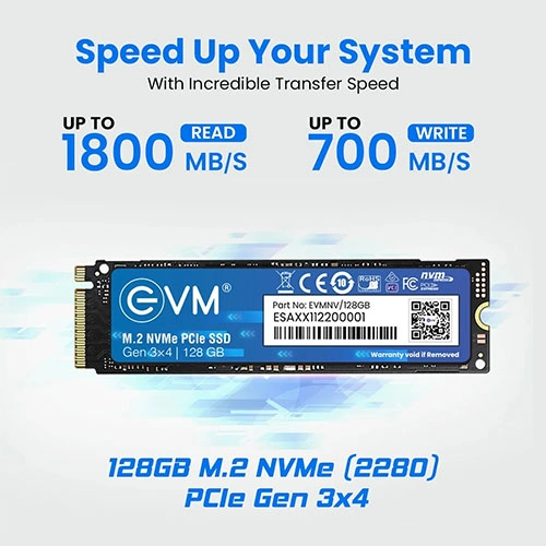 EVM 128GB NVMe Gen3 SSD