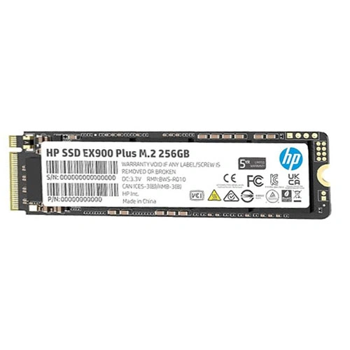 HP EX900 Plus 256GB NVMe Gen3 SSD