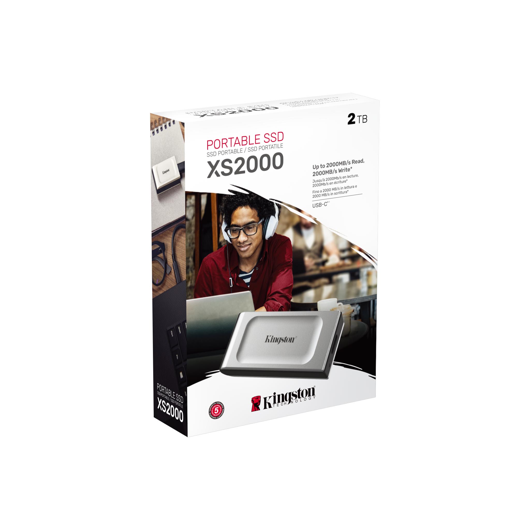 Kingston XS2000 USB 3.2 Gen2 2TB External SSD