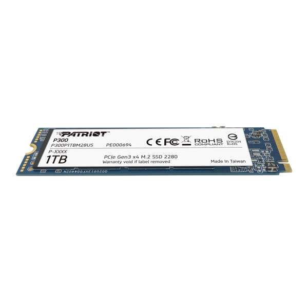 Patriot P300 1TB M.2 NVMe Gen3 SSD