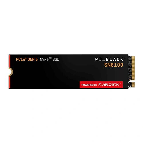 WD Black SN8100 4TB NVMe Gen5 SSD