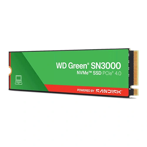 WD Green SN3000 NVMe 500GB Gen4 SSD