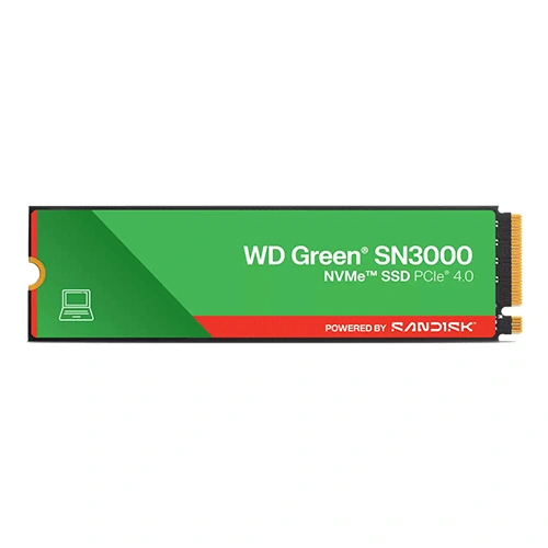 WD Green SN3000 NVMe 500GB Gen4 SSD